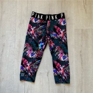 Victoria’s Secret PINK, Capri Floral Ultimate Leggings, Size S